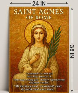 Saint Agnes of Rome Poster PosterGoat