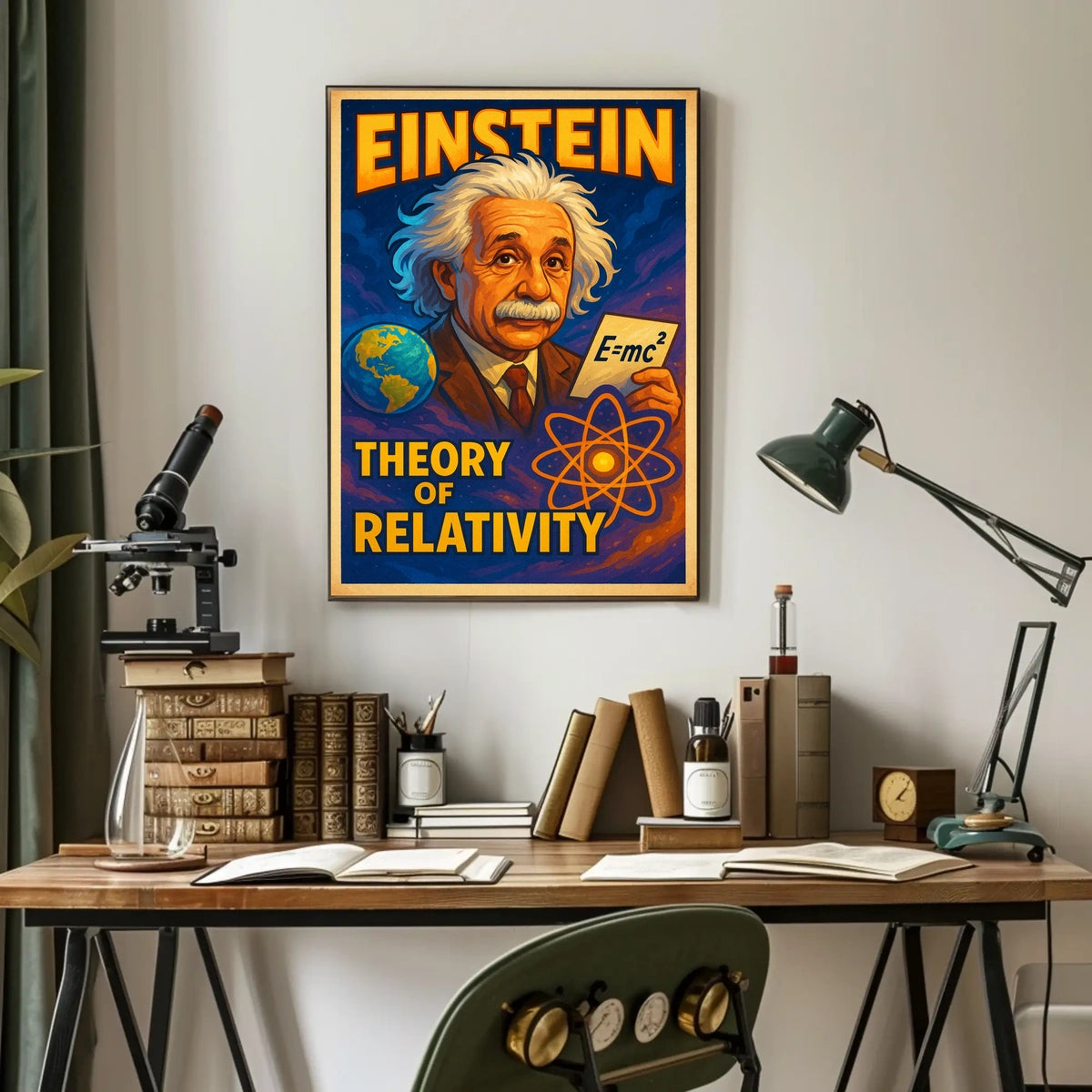 Einstein Theory Of Relativity Poster