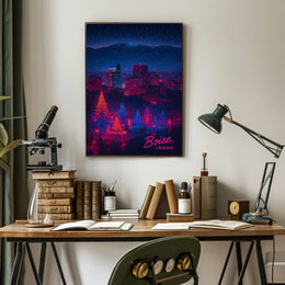 Boise, Idaho Winter Wonderland Poster