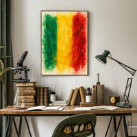 Vibrant Tricolor Poster