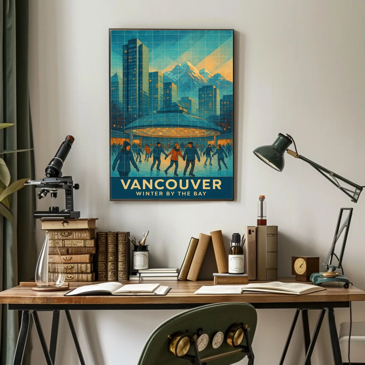 Vancouver Winter By The Bay Poster
