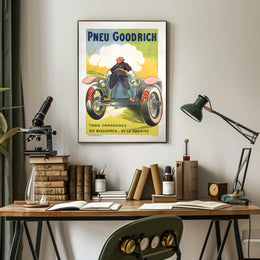 Pneu Goodrich Advertisement Poster