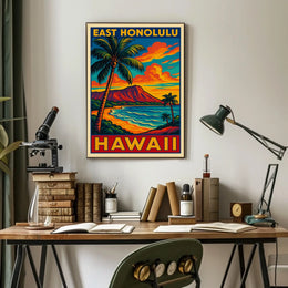 East Honolulu, Hawaii Poster