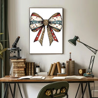 patriotic bow Poster