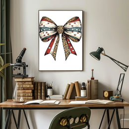 patriotic bow Poster