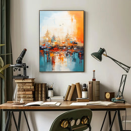 Abstract Cityscape Abstract Poster