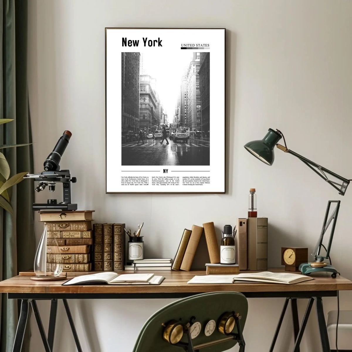New York City Urban Architecture Poster Modern Wall Art
