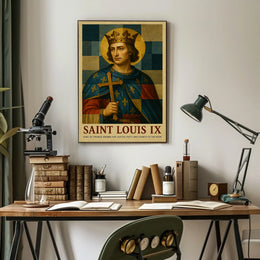 Saint Louis Ix King Of France Poster