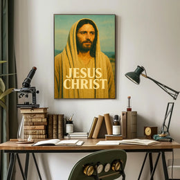 Jesus Christ Sacred Scenic Faith Poster