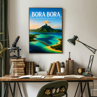 Bora Bora The Jewel of the Pacific Poster PosterGoat