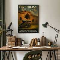 Fort Pulaski Civil War Landmark Poster