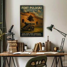Fort Pulaski Civil War Landmark Poster