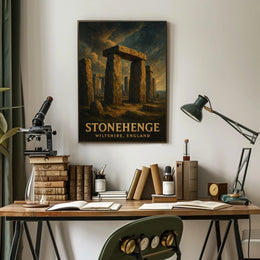 Stonehenge Wiltshire England Photography Wanderlust Poster