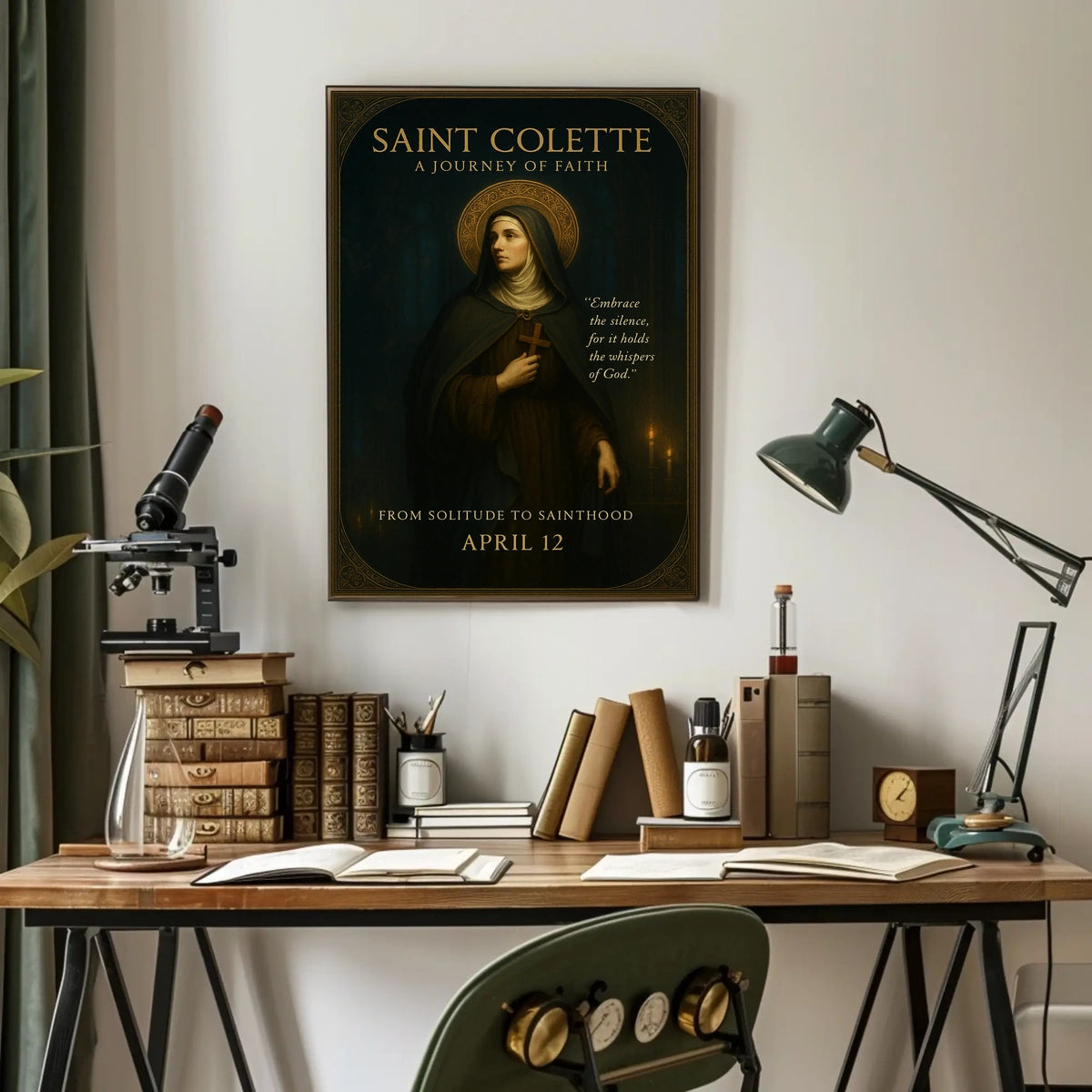 Saint Colette A Journey of Faith Poster