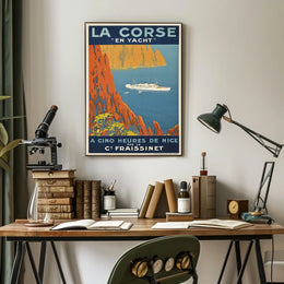 La Corse En Yacht Poster