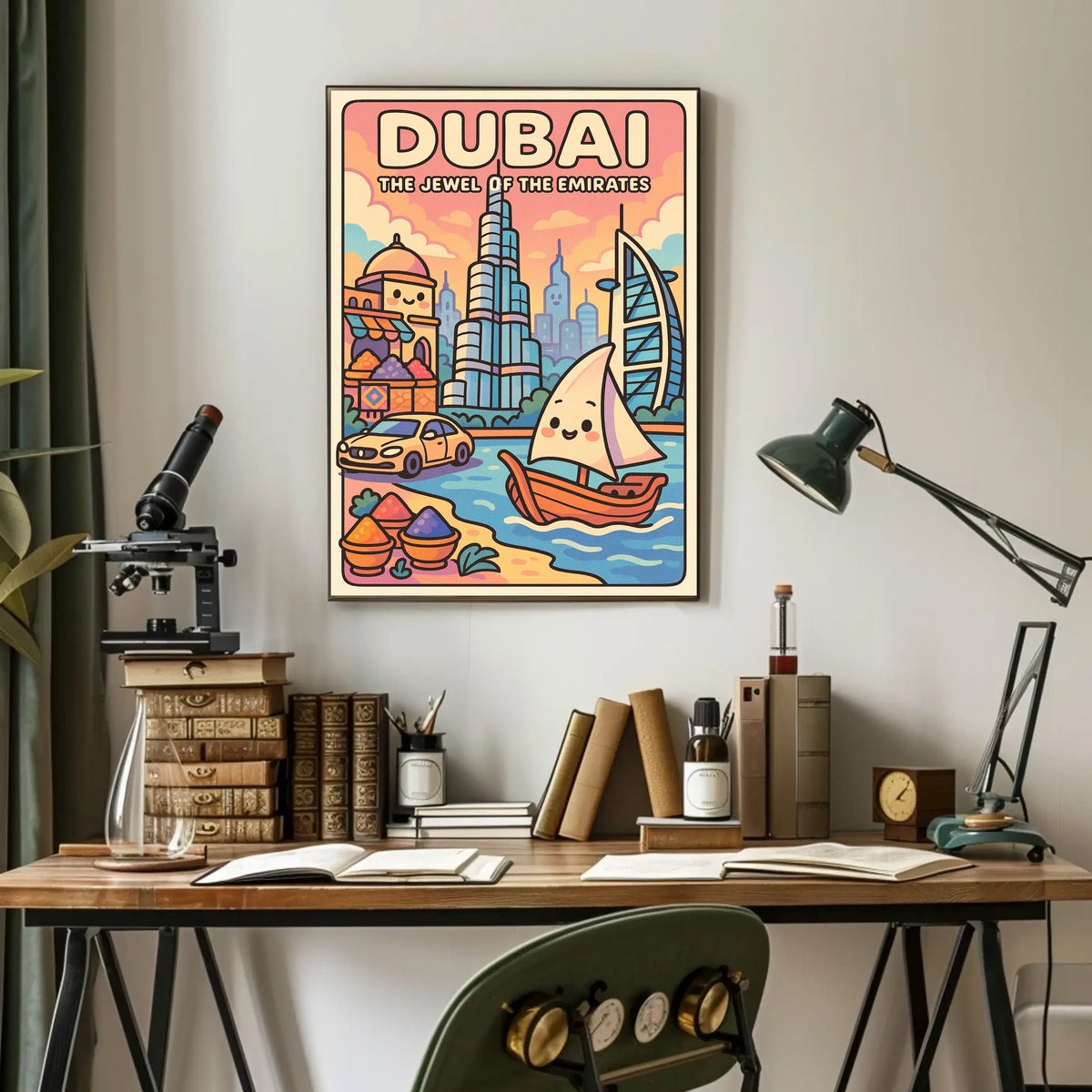 Dubai The Jewel of the Emirates Poster