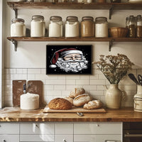 Jolly Santa Claus Illustration Poster