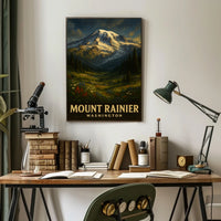 Majestic Mount Rainier Poster