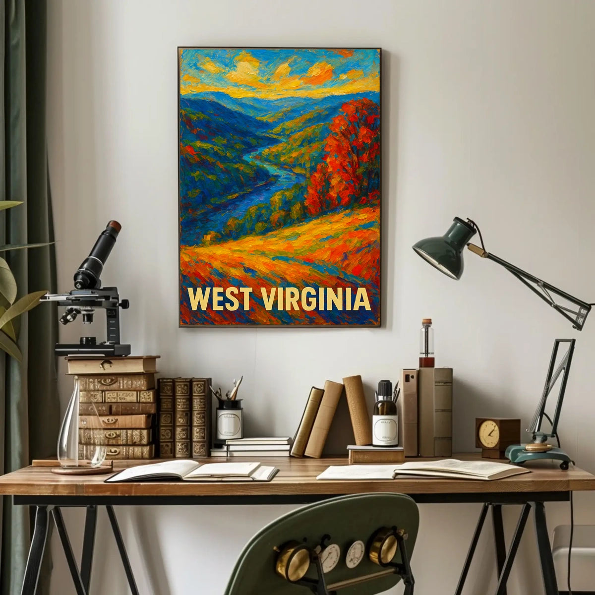 West Virginia Landscape Poster