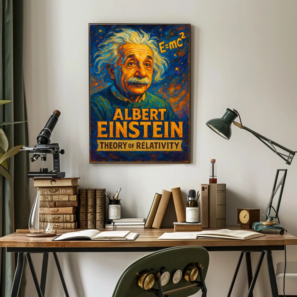 Albert Einstein Theory Of Relativity Poster