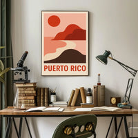 Puerto Rico Scenic Art Poster