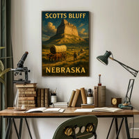 Scotts Bluff Nebraska Poster