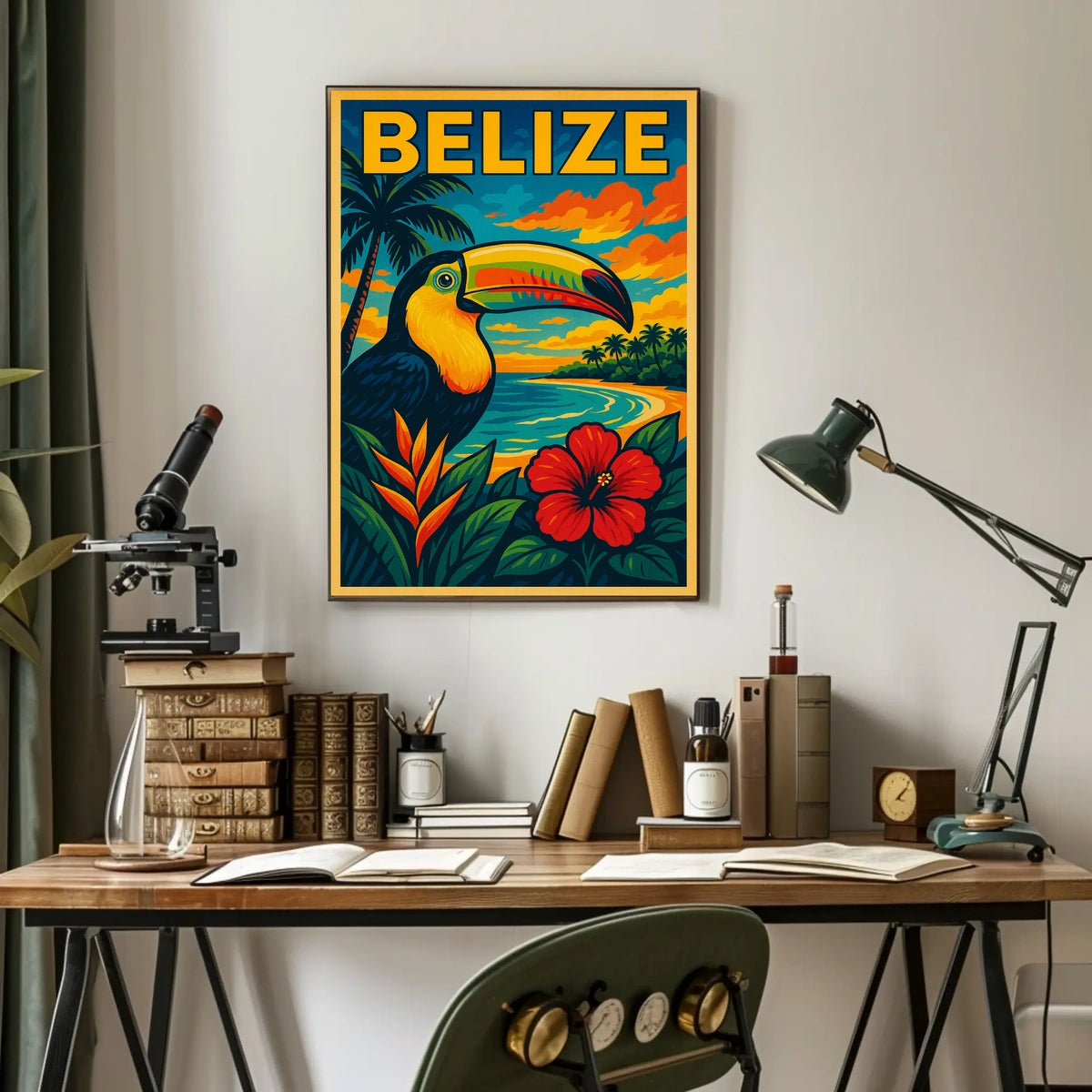 Belize Tropical Paradise Poster