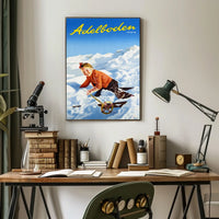 Adelboden Winter Fun Poster