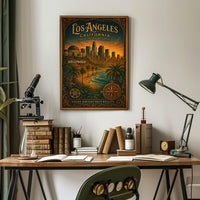 Los Angeles The City Of Angels Poster