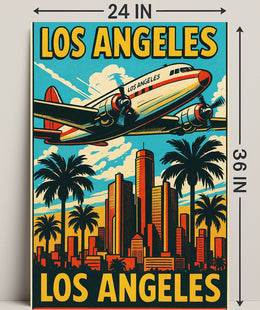 Los Angeles Travel Poster PosterGoat