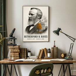 Rutherford B. Hayes 19th President of the United States Reflections Poster