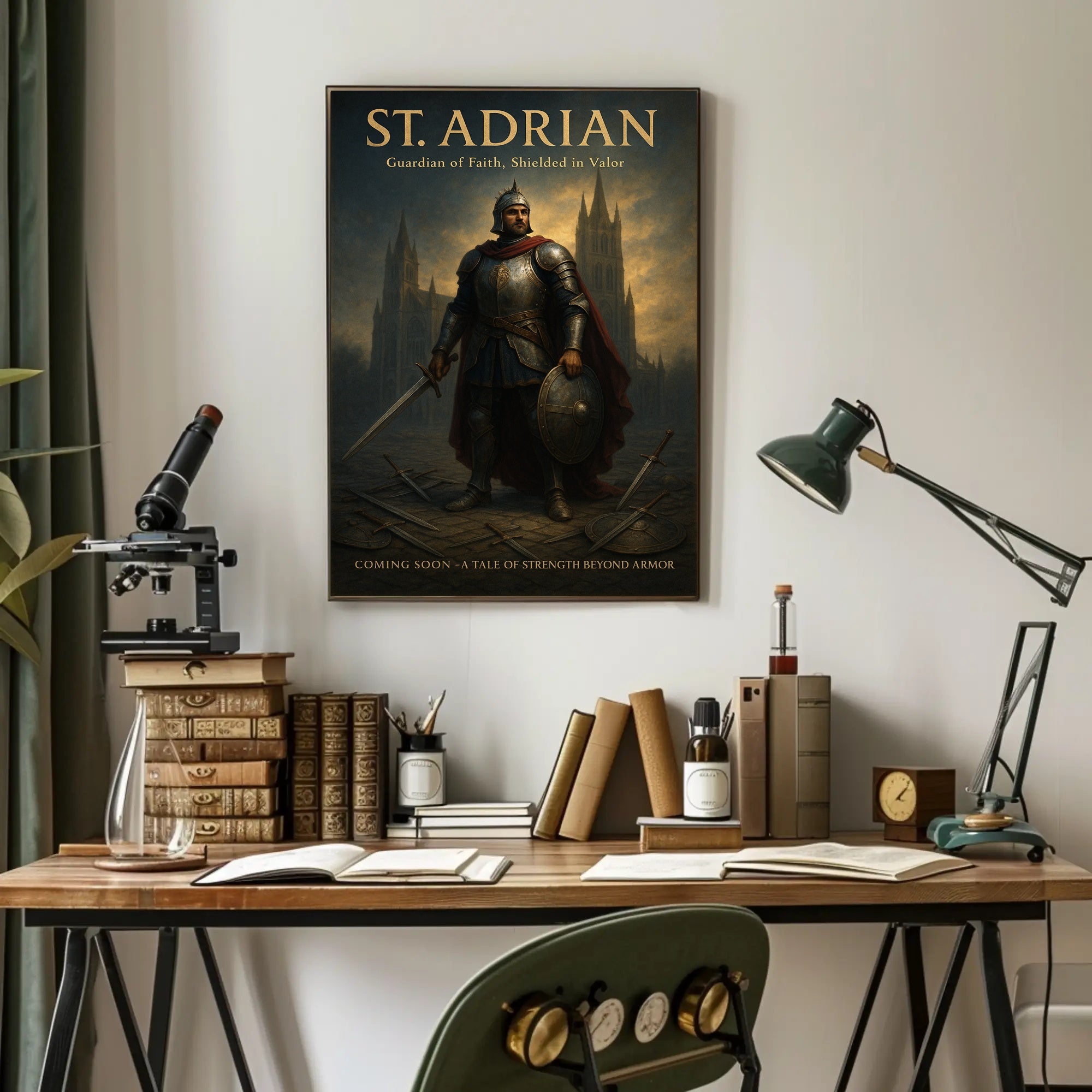 St. Adrian Guardian of Faith Poster PosterGoat