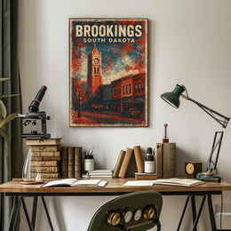 Brookings Wanderlust South Dakota Poster