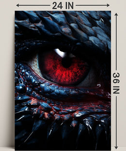 The DragonS Gaze Poster