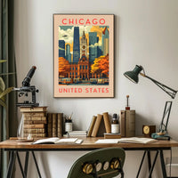 Chicago Cityscape Poster