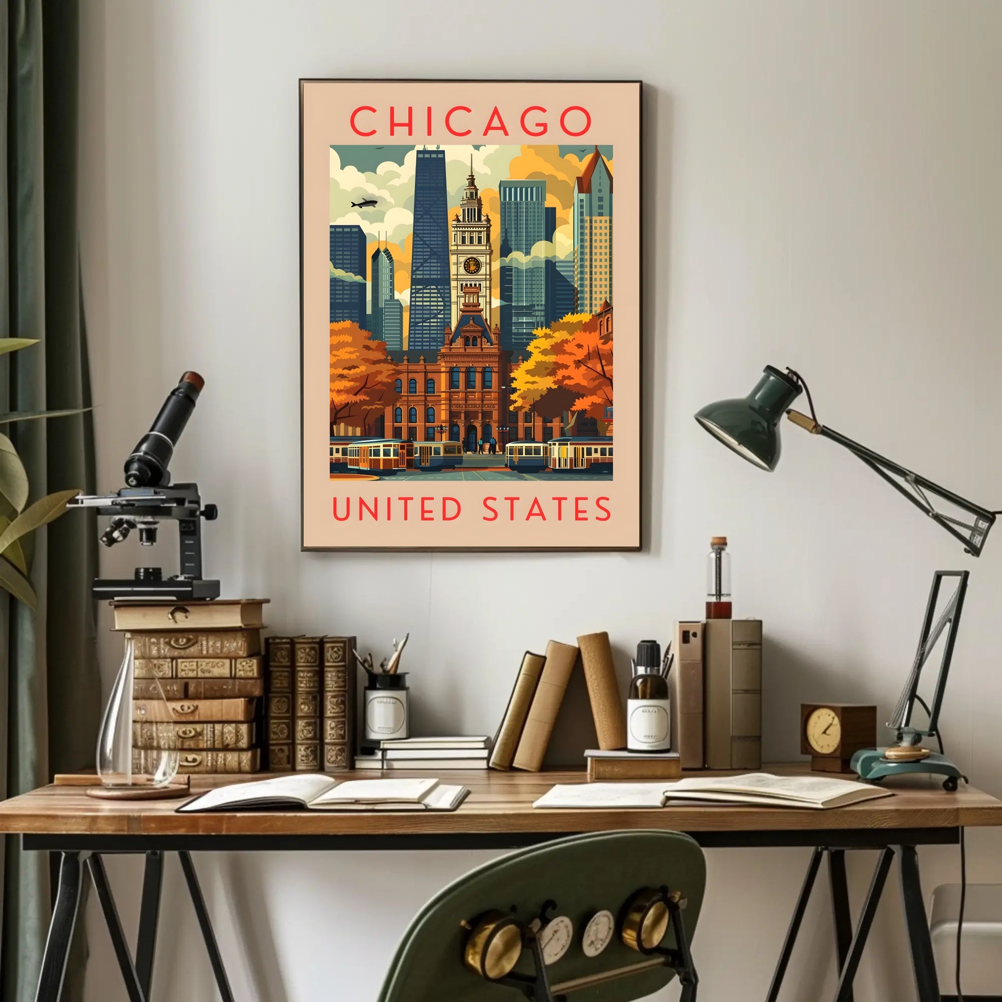 Chicago Cityscape Poster