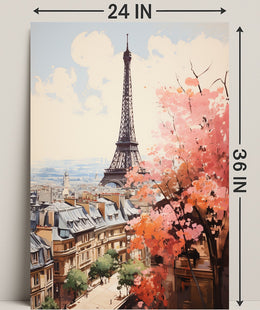 Parisian Springtime Poster