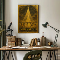 Indianapolis Circle Of Light Poster