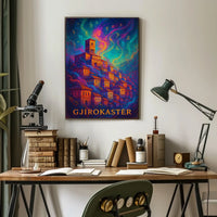 Gjirokastër Enchantment: Mystical Albanian Town Art Poster