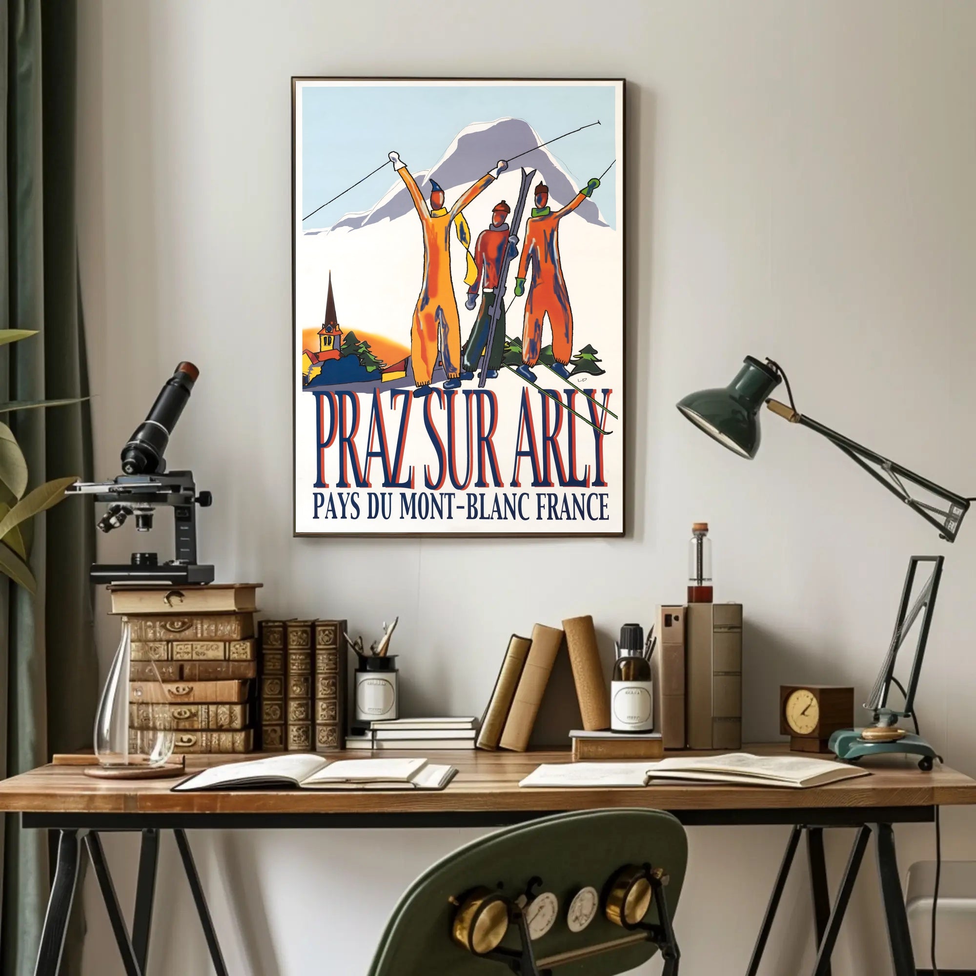 Praz Sur Arly Winter Sports Poster PosterGoat