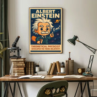 Albert Einstein Theoretical Physicist Poster