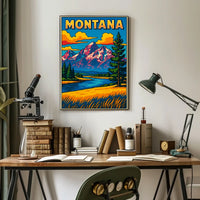 Montana Landscape Poster