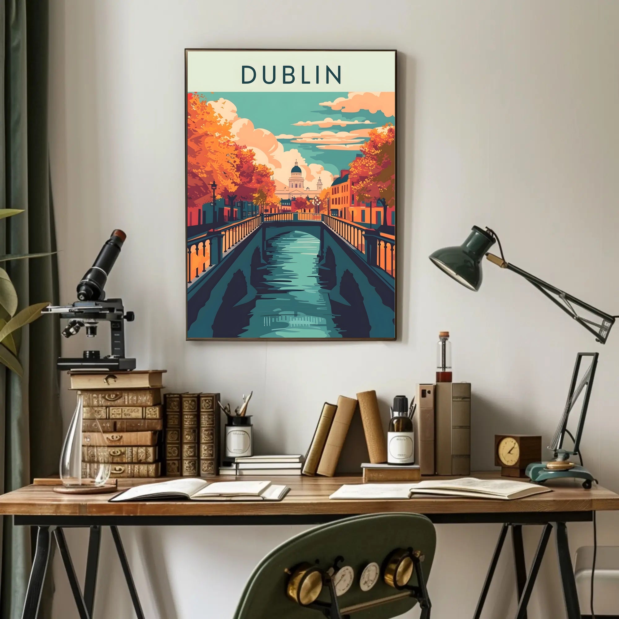 Autumn in Dublin Poster