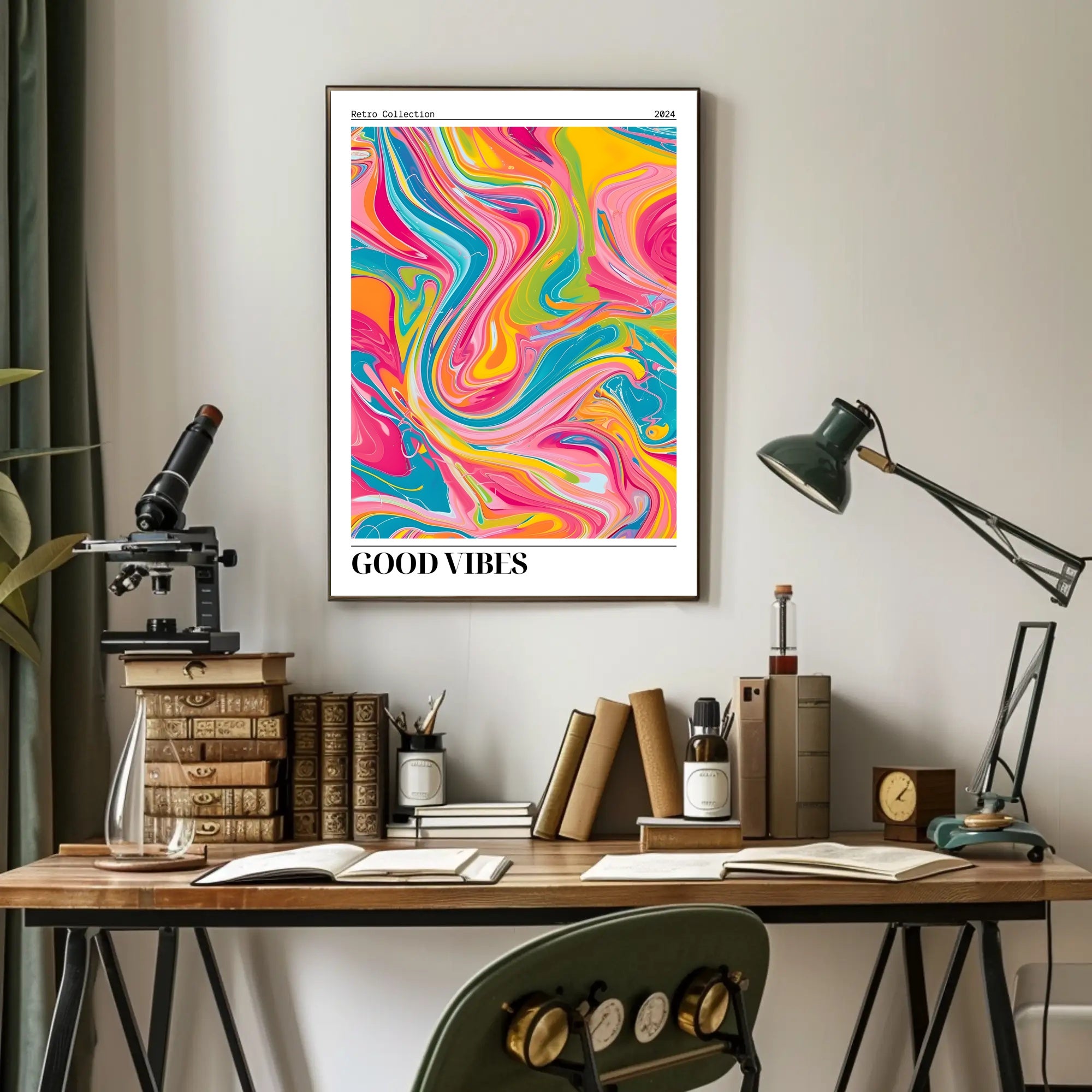 Retro Collection 2024 Abstract or Artistic Poster PosterGoat