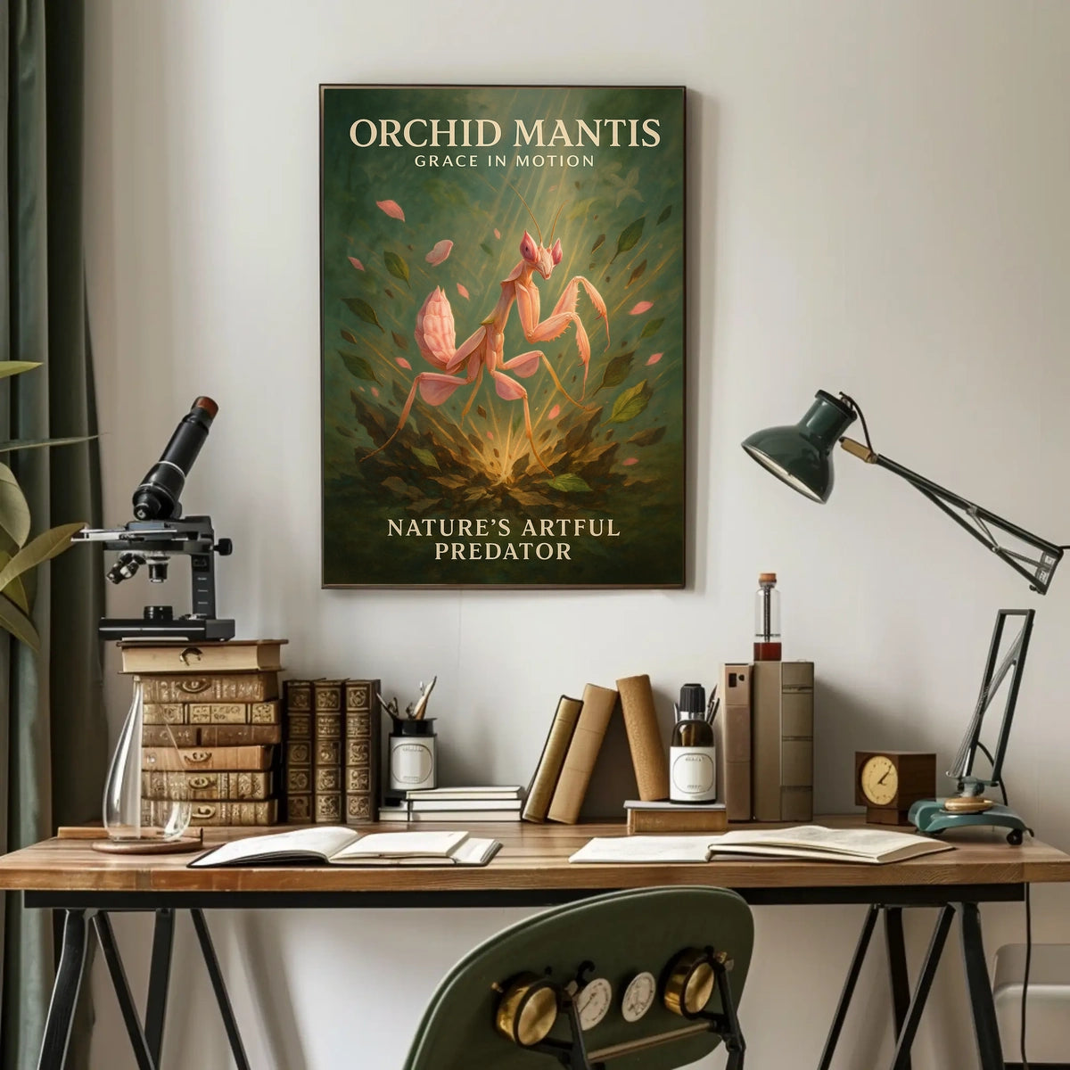 Orchid Mantis Grace in Motion Poster