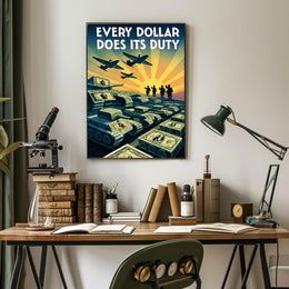 Every Dollar Does Its Duty Poster PosterGoat
