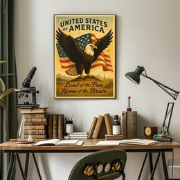 United States of America Patriotic Poster