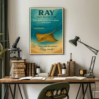 Rays Graceful Sea Dwellers Poster