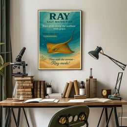 Rays Graceful Sea Dwellers Poster