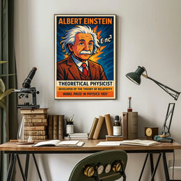 Albert Einstein Theoretical Physicist Poster